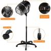 imageGiantex Hooded Hair Dyer Stand Up Hair Dryer with Adjustable Height Timer ampamp Temperature Bonnet Hair Dryer with Wheels Salon Hair Dryer with Hood for Home Spa Beauty Station