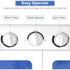 imageGiantex Portable Mini Compact Twin Tub Washing Machine 20lbs Washer Spain Spinner Portable Washing Machine Blue WhiteWhite  Blue