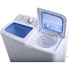 imageGiantex Portable Mini Compact Twin Tub Washing Machine 20lbs Washer Spain Spinner Portable Washing Machine Blue WhiteWhite  Blue