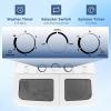 imageGiantex Portable Mini Compact Twin Tub Washing Machine 20lbs Washer Spain Spinner Portable Washing Machine Blue WhiteWhite  Grey