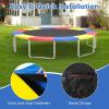 imageGiantex Trampoline Pad 8ft 10ft 12ft 14ft 15ft 16ft Trampoline Replacement Safety Pad No Holes for Pole Waterproof Trampoline Accessories Spring CoverMulticolor