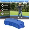 imageGiantex Trampoline Pad 8ft 10ft 12ft 14ft 15ft 16ft Trampoline Replacement Safety Pad No Holes for Pole Waterproof Trampoline Accessories Spring CoverBlue