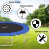 imageGiantex Trampoline Pad 8ft 10ft 12ft 14ft 15ft 16ft Trampoline Replacement Safety Pad No Holes for Pole Waterproof Trampoline Accessories Spring CoverBlue