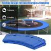 imageGiantex Trampoline Pad 8ft 10ft 12ft 14ft 15ft 16ft Trampoline Replacement Safety Pad No Holes for Pole Waterproof Trampoline Accessories Spring CoverBlue