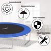 imageGiantex Trampoline Pad 8ft 10ft 12ft 14ft 15ft 16ft Trampoline Replacement Safety Pad No Holes for Pole Waterproof Trampoline Accessories Spring CoverBlue