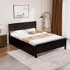 imageGiantex Wood Twin Bed with 2 Storage Drawers Solid Wood Platform Bed with Headboard Wooden Slats Support Mattress Foundation No Spring Needed Twin Bed Frame for Kids Teens Adults EspressoEspresso