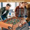 imageGiantex 27quot Foosball Table Easily Assemble Wooden Soccer Game Table Top wFootballs Indoor Table Soccer Set for Arcades Game Room Bars Parties Family Night