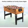 imageGiantex 3in1 Multi Game Table 48 Inch Combination Game Tables with Foosball Hockey Billiards Combo Game Table Set for Adults Kids Gifts Family Night Arcade Game Room
