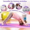 imageGiantex 4x10x 2quot Gymnastics Mat 4Panel Folding Aerobics Exercise Mat wHook ampamp Loop Fastener Carrying Handle Portable Tumbling Mat for Stretching Yoga Cheerleading Martial ArtsPinkPurple