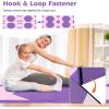 imageGiantex 4x10x 2quot Gymnastics Mat 4Panel Folding Aerobics Exercise Mat wHook ampamp Loop Fastener Carrying Handle Portable Tumbling Mat for Stretching Yoga Cheerleading Martial ArtsPurpleBaby Pink