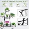 imageGiantex 7 Tiers Metal Plant Stand Flower Pots Holder Plant Display Rack for Patio Garden Balcony Home Indoor Outdoor Storage Shelf Decorative Planter Vertical Flowerpot Holder 7 Tier7 Tier