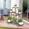 imageGiantex 7 Tiers Metal Plant Stand Flower Pots Holder Plant Display Rack for Patio Garden Balcony Home Indoor Outdoor Storage Shelf Decorative Planter Vertical Flowerpot Holder 7 Tier7 Tier