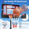 imageGiantex Basketball Hoop Outdoor Indoor 43 FT82 FT Height Adjustable Basketball Goal Court System wFillable Base Backboard ampamp 2 Wheels Portable Basketball Hoop for Kids Backyard Driveway