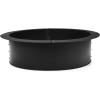 imageGiantex Fire Ring Heavy Duty Thick Solid Steel Fire Pit Liner 36Inch Outer30Inch Inner Diameter DIY Fire Pit Rim Above or InGround for Outdoor Patio Backyard
