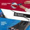 imageGiantex Foldable Basketball Arcade Game 8 Game Options Electronic Double Shot 2 Player w 4 Balls and LED Scoring System Indoor Basketball Game for Kids Adults Black ampamp SilverRedBlue