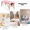 imageGiantex Folding Massage Table Lash Bed 84 Professional Massage Bed 2 Fold with Facial Cradle ampamp Carry Case Spa Facial Tattoo Beds BlackPink