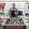 imageGiantex Foosball Table Adult Size  54quot Foosball Table Full Size with 2 Balls Wood Football Table Arcade Soccer Table Game for Kids Adults Game Room Home Office Party