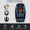 imageGiantex Full Body Massage Chair Electric Recliner Chair with SL Track Air Bag ZeroGravity Heater Foot Roller Bluetooth Shoulder Detector 8 Auto Modes Free Indoor DeliveryBlack