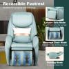 imageGiantex Full Body Massage Chair Zero Gravity SL Track Electric Recliner with Reversible Footrest Back Heater Wheels ampamp Pillow Shoulder Detection Calf Airbag No Installation Free Indoor DeliveryGreen