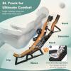 imageGiantex Full Body Massage Chair Zero Gravity SL Track Electric Recliner with Reversible Footrest Back Heater Wheels ampamp Pillow Shoulder Detection Calf Airbag No Installation Free Indoor DeliveryGreen