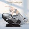 imageGiantex Full Body Massage Chair Zero Gravity Shiatsu Massage Recliner with SL Track Voice Control Heat Foot Roller Thai Yoga Stretch Airbags 12 Auto Modes 5 Manual Modes Free Indoor DeliveryBlack