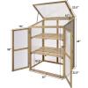 imageGiantex Garden Portable Wooden Cold Frame Greenhouse Raised Flower Planter Protection 300quotX224quotX429quot300X225X43
