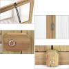 imageGiantex Garden Portable Wooden Cold Frame Greenhouse Raised Flower Planter Protection 300quotX224quotX429quot300X225X43