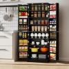 imageGiantex Kitchen Pantry Cabinet 655quot Tall Kitchen Hutch w8Tier Storage Cabinet 16Tier Door Shelves ampamp Adjustable Shelves 4Door Freestanding Buffet Sideboard for Dining Room Living Room WhiteBlack