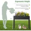 imageGiantex Raised Garden Bed Metal Planter Box with Legs Drain Hole Outdoor Indoor Elevated Garden Box for Vegetable Flower Herb Fruit Standing Raised Beds for Backyard Porch Balcony GreenBlack