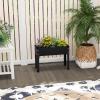 imageGiantex Raised Garden Bed Metal Planter Box with Legs Drain Hole Outdoor Indoor Elevated Garden Box for Vegetable Flower Herb Fruit Standing Raised Beds for Backyard Porch Balcony GreenBlack