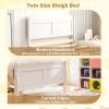 imageGiantex Twin Bed with 2 Storage Drawers Wood Platform Bed with Headboard ampamp Footboard Wooden Slats Support Mattress Foundation Twin Bed Frames for Kids Teens Adults No Box Spring Needed NaturalWhite