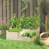 imageGiantex UShaped Raised Garden Bed Wood Raised Garden Planter Box for Vegetables and Flowers Easy Assembly Garden Container for Backyard Patio Balcony 925quot Lx95 Wx11 H43Lx35Wx145H