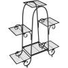 imageGiantex 7 Tiers Metal Plant Stand Flower Pots Holder Plant Display Rack for Patio Garden Balcony Home Indoor Outdoor Storage Shelf Decorative Planter Vertical Flowerpot Holder 7 Tier6 Tier