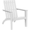 imageGiantex Adirondack Chair Set of 4 Acacia Wood Outdoor Chairs 350 lbs Weight Capacity Weather Resistant Campfire Chairs for Lawn Seating Garden Poolside Balcony Patio LoungerWhite