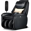 imageGiantex Full Body Massage Chair Zero Gravity SL Track Electric Recliner with Reversible Footrest Back Heater Wheels ampamp Pillow Shoulder Detection Calf Airbag No Installation Free Indoor DeliveryBlack