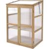 imageGiantex Garden Portable Wooden Cold Frame Greenhouse Raised Flower Planter Protection 300quotX224quotX429quot300X225X43
