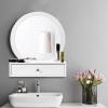 imageCHARMAID 2in1 Vanity Mirror with 2 Removable Drawers Vanity Mirror Wall Mount or Placed on Table Top Floating Vanity Shelf with Drawers Bathroom Vanity Over Sink Modern Bathroom VanityNo Light