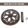 imageGiantex 18quot Round Umbrella Base Stand 23Lbs Cast Iron Market Patio Outdoor Deck Porch Lawn Garden Heavy Duty Patio Umbrella Base Stand