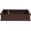 imageGiantex 2 Pcs Plant Raised Bed Planter for Vegetables Flower Outdoor Garden Plant Box Patio Backyard Easy Assembly 48Lx24Wx12H Brown
