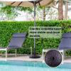 imageGiantex 30lbs Patio Market Umbrella Base Heavy Duty Outdoor Stand Cast Iron Umbrella Holder for Garden Beach Classic Round Umbrella Standing Deck Porch