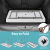 imageGiantex 4 FT Folding Ice Cooler Table for Parties with Drain No Assembly Ice Bin Table with Removable Matching Skit Portable Fill and Chill Table for Cooling Food Beverage Picnic BBQ TailgatingWhite