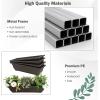 imageGiantex 41FT Vertical Raised Garden Bed 4Tier Elevated Planter Box w4 Containers ampamp Drainage Holes Indoor Outdoor Freestanding Planter for Vegetables Herbs Flowers HeavyDuty Metal Frame2