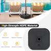 imageGiantex 72 lbs Fillable Umbrella Base Heavy Duty HDPE Umbrella Stand Fits 15quot Umbrella Poles Water Sand Filled Weighted Market Table Umbrella Holder for Yard Garden Patio Poolside 165 inch