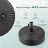 imageGiantex 75lbs Fillable Umbrella Base 20 inch Water and Sand Filled Umbrella Stand Fit 15quot19quot Umbrella Pole HDPE Weighted Market Table Umbrella Holder for Outdoor Deck Garden Poolside660 Pounds