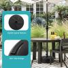 imageGiantex 75lbs Fillable Umbrella Base 20 inch Water and Sand Filled Umbrella Stand Fit 15quot19quot Umbrella Pole HDPE Weighted Market Table Umbrella Holder for Outdoor Deck Garden Poolside880 Pounds