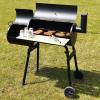 imageGiantex BBQ Grill Charcoal Barbecue Grill Outdoor Pit Patio Backyard Home Meat Cooker Smoker with Offset Smoker