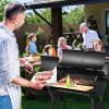 imageGiantex BBQ Grill Charcoal Barbecue Grill Outdoor Pit Patio Backyard Home Meat Cooker Smoker with Offset Smoker