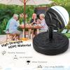 imageGiantex Fillable Umbrella Base 22 inch Umbrella Stand Water and Sand Filled Up to 102lbs Fit 15quot19quot Umbrella Pole HDPE Weighted Market Table Umbrella Holder for Outdoor Deck Garden