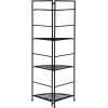 imageGiantex Folding Metal Plant Rack 4 Tiers Corner Shelf Plant Stand Flower Pots Holder Display Rack Storage Shelves for Balcony Patio Living Room