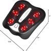 imageGiantex Foot Massager Shiatsu Feet Spa with Infrared Heatingampamp18 Massage Nodes Foot Warmer for Plantar Fasciitis Therapy ampamp Stress Relief Home Office Electric Feet Kneading MachineBlackBlack